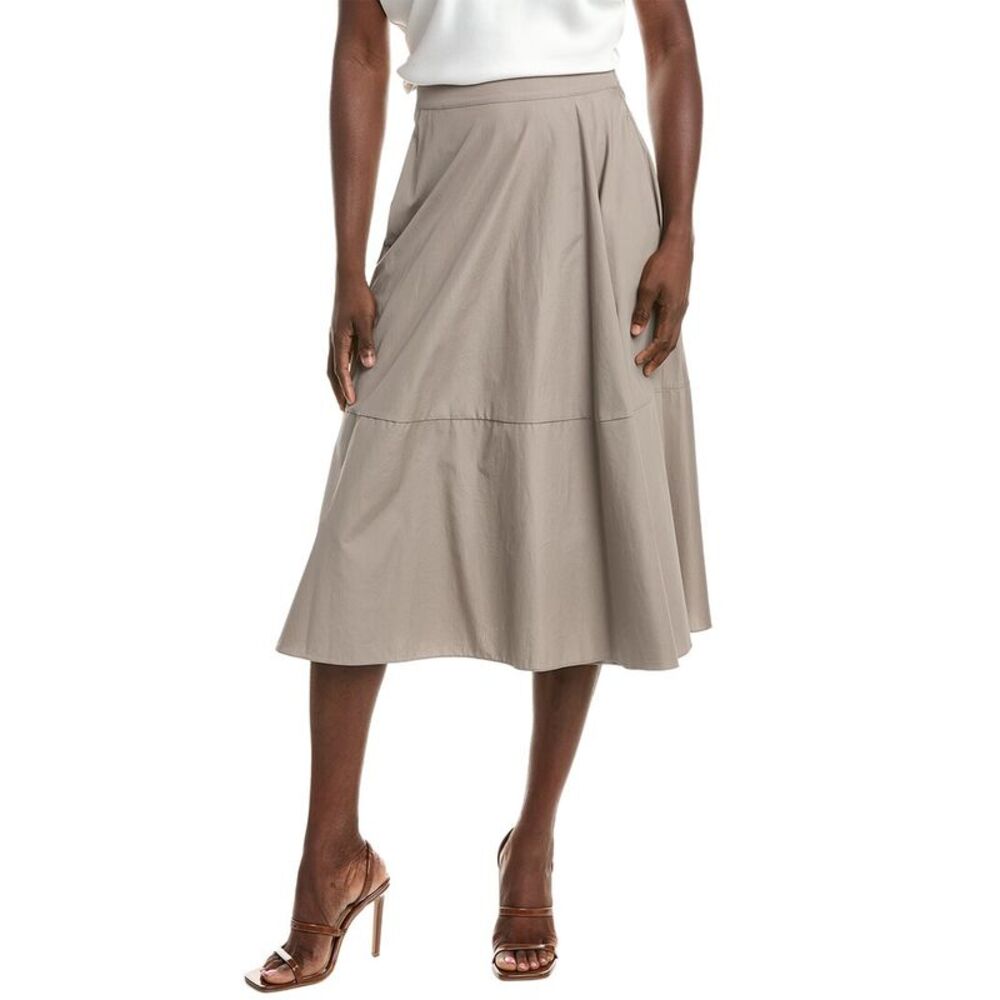 Max Mara Womens S  Desy Skirt, Grey